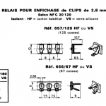 Relais pour enfichage de clips de 2.8 mm – Image 2